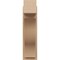 Ekena Millwork 7 1/2-in W x 16-in D x 28-in H Funston Block Rough Cedar Woodgrain TimberThane Outlooker, Primed Tan OUTUR075X16X28FST44RCPR - alternate 6